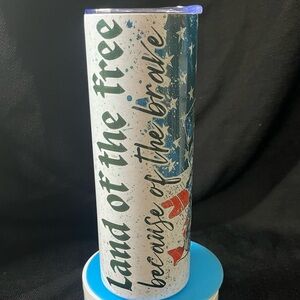 Land of the free tumbler